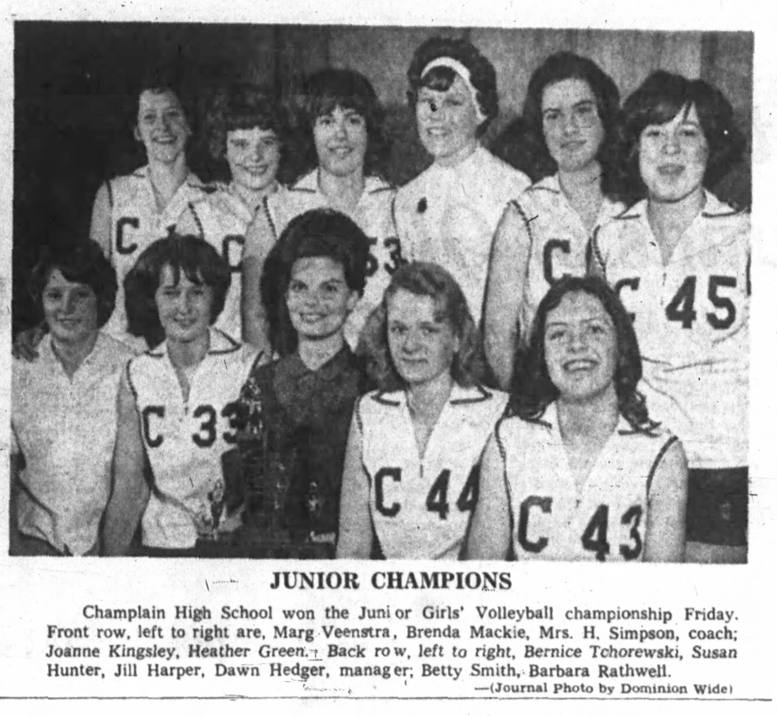 The Kitchissippi Museum Remembering Champlain High School