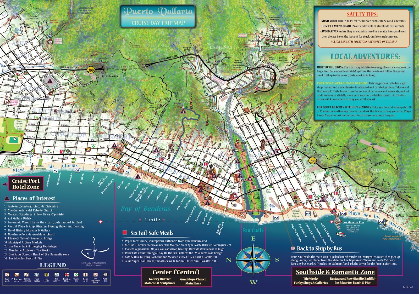 puerto vallarta mexico cruise port map
