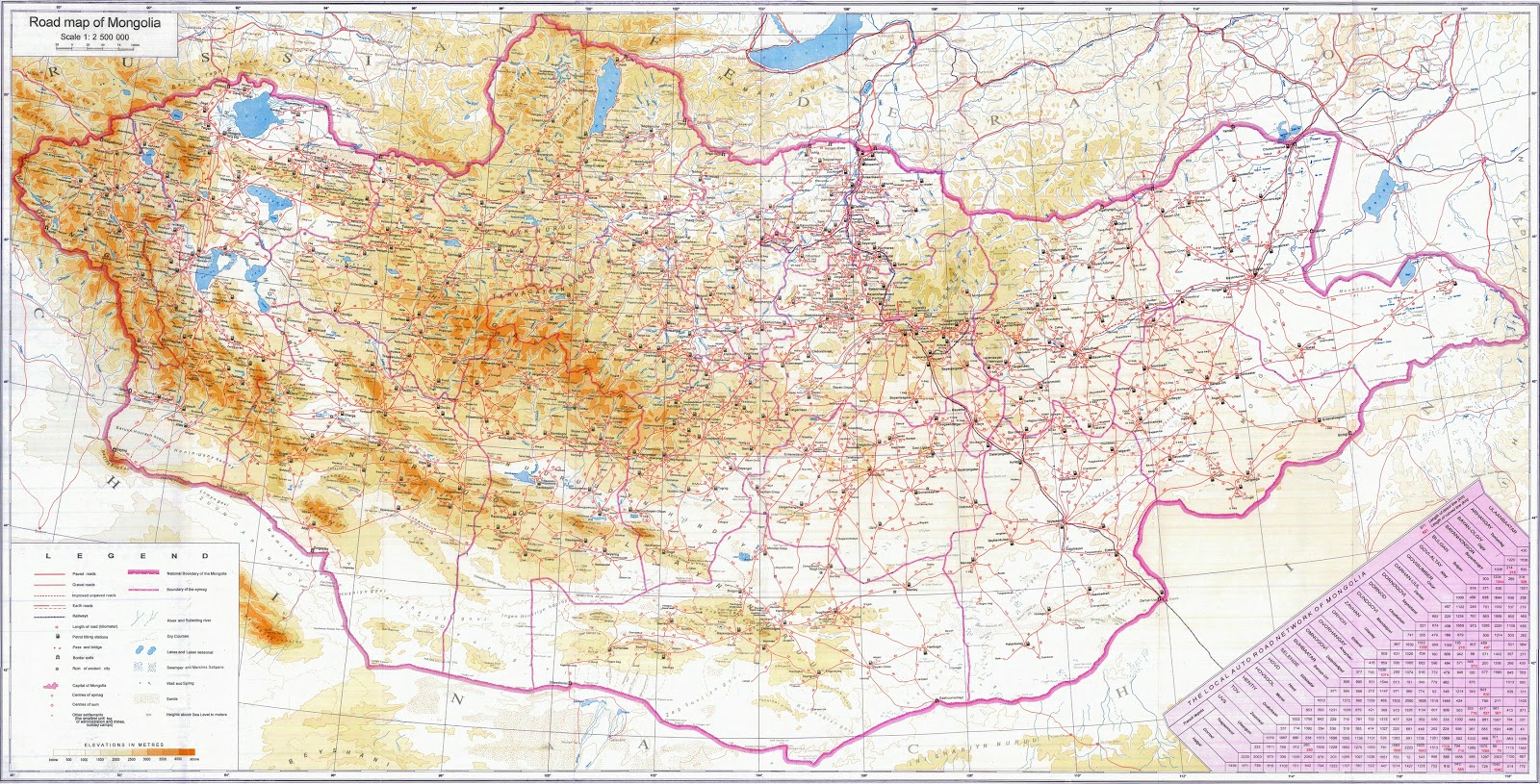 А.Сайнхүү: Монгол улсын газрын зураг /map mongolia/
