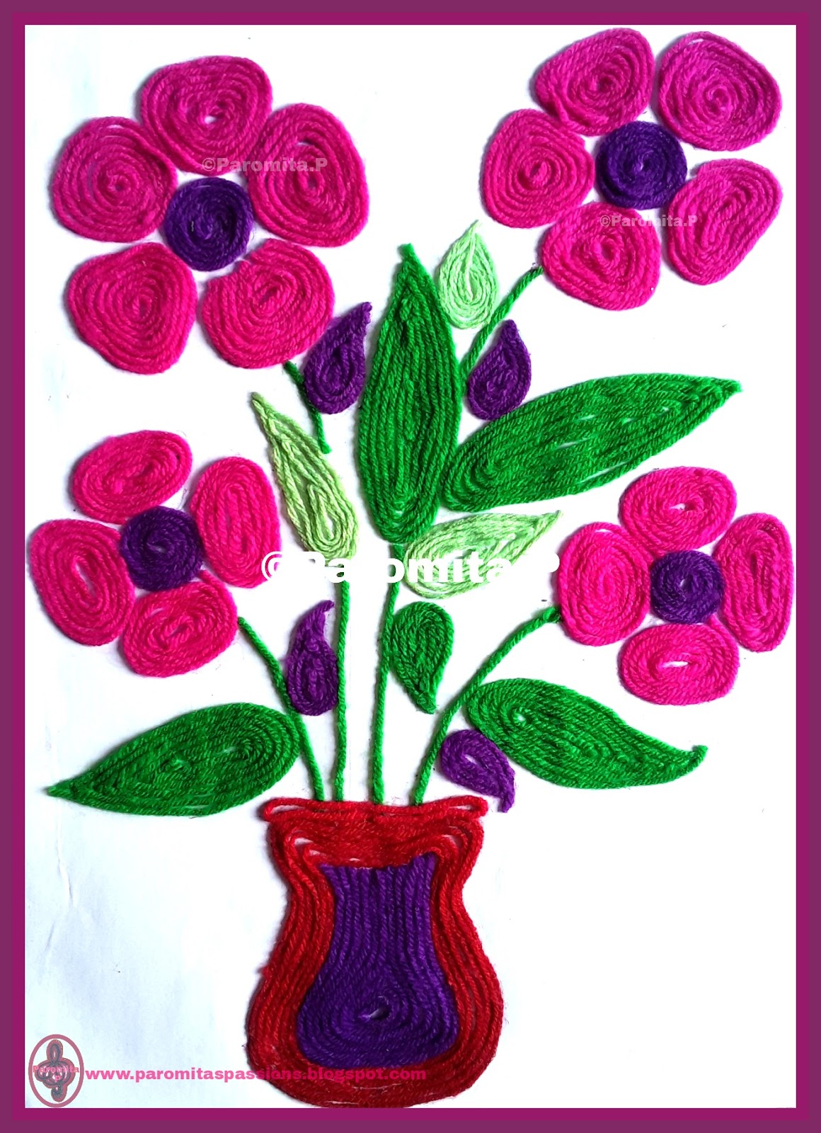 Wool Craft On Paper Paromita s Passions wool-craft-on-paper-paromita-s-passions