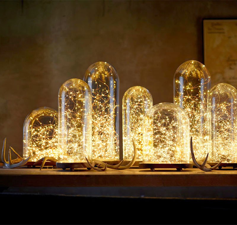 ideas para decorar con las luces de navidad