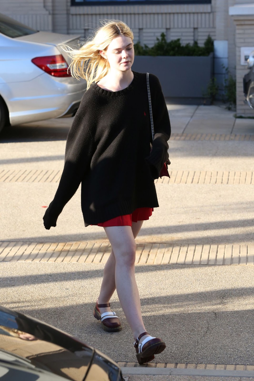 Elle Fanning Casual Style – Out in Beverly Hills