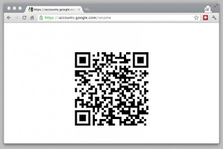 secure login for public browsers using qr codes by google