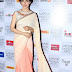 Kangana Ranaut In Pink Designer Saree At Lakme Fashion