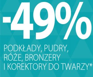 Podkłady, pudry, róże, bronzery i korektory 49% taniej w Rossmann Promocje i wyprzedaże