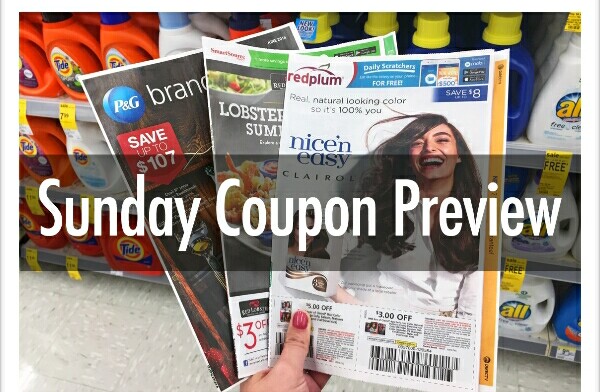 Sunday coupon preview Sunday coupon preview
