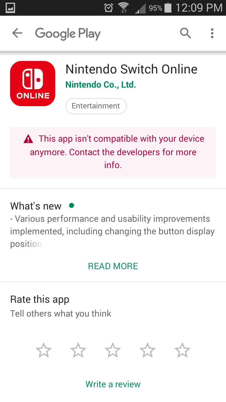 nintendo switch online android