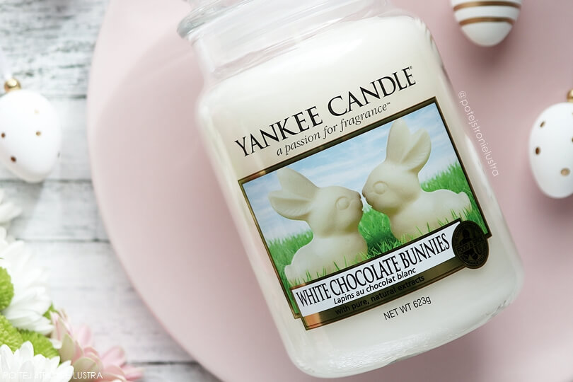 white chocolate bunnies yankee candle świeca