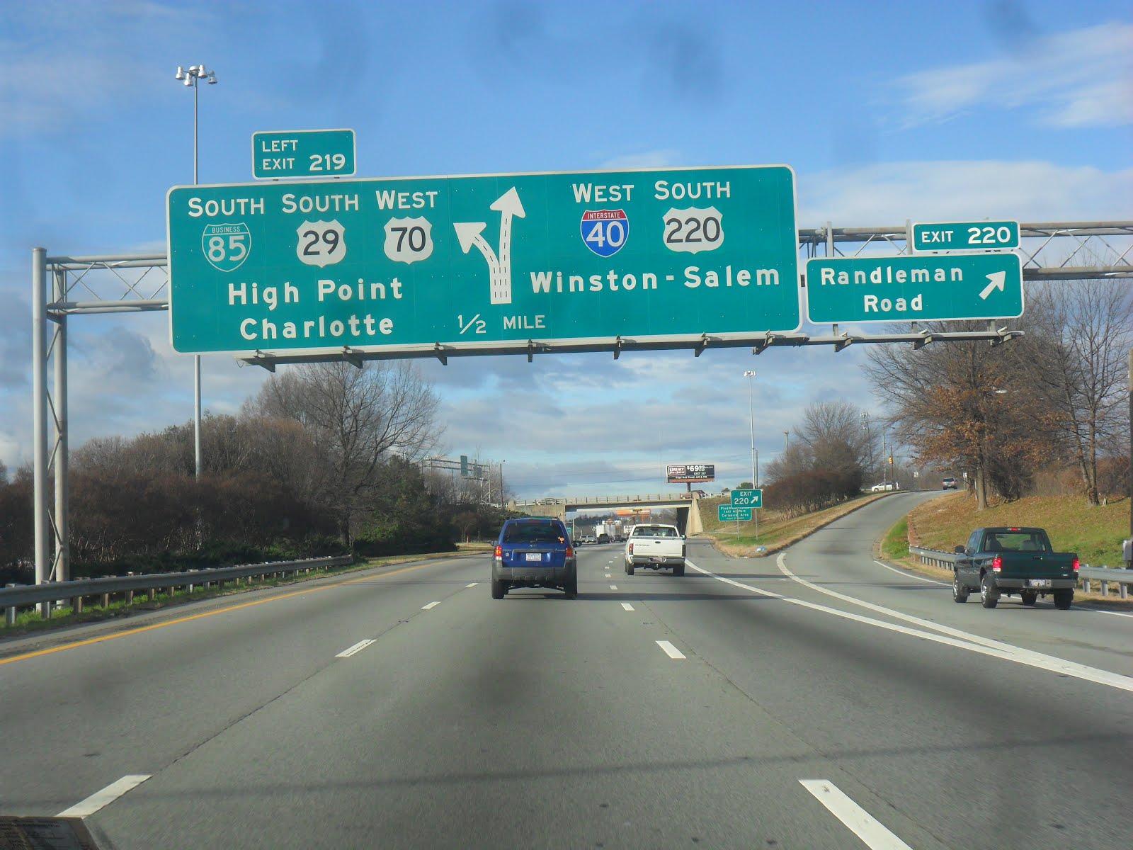 Luke’s Signs: Interstate 85 & Interstate 40 - North Carolina