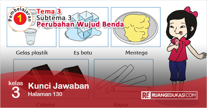 Kunci Jawaban Tema 3 Kelas 3 Halaman 130 Buku Tematik Kurikulum 2013 Ruang Edukasi