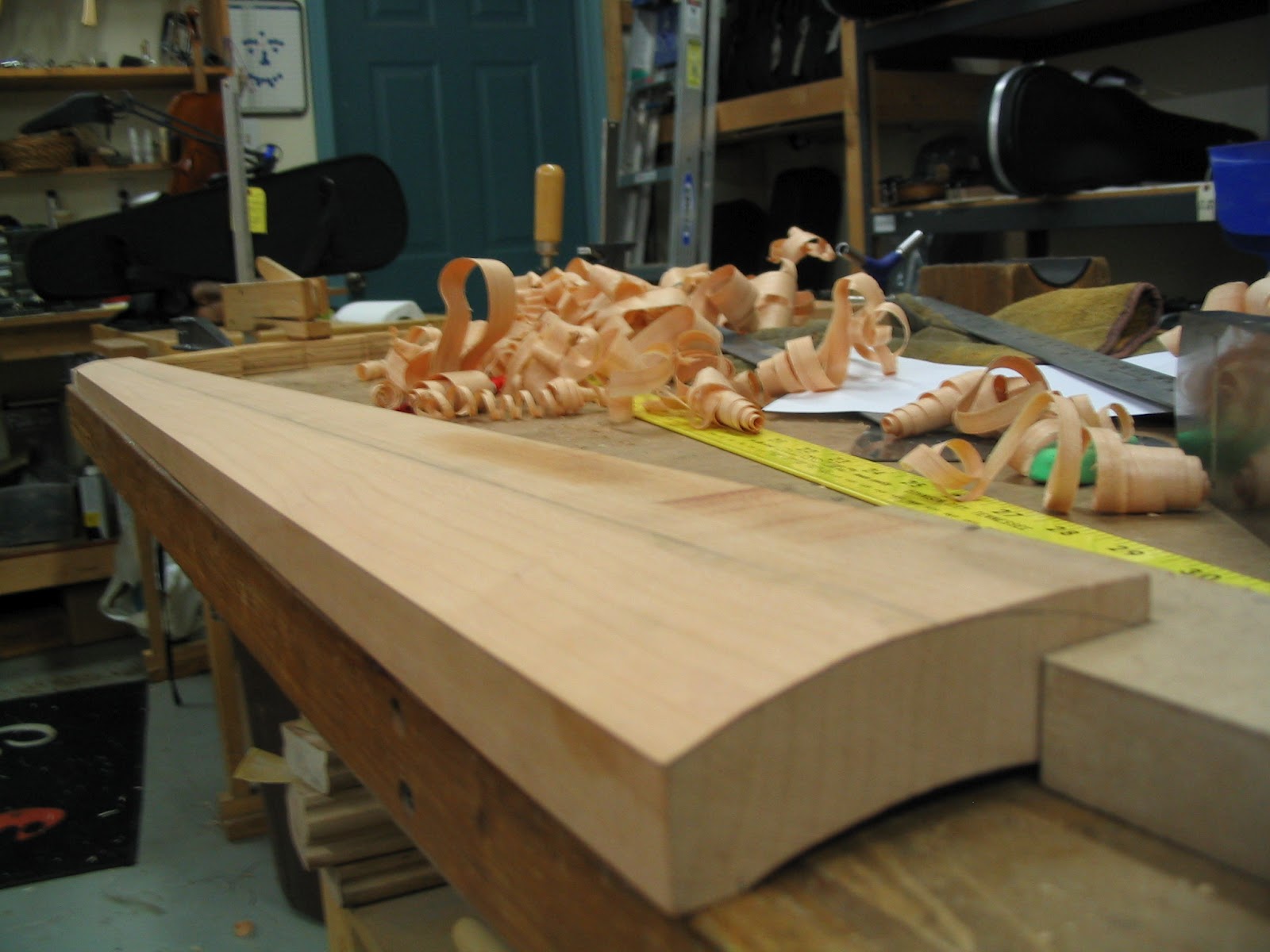 Have Hide Glue, Will Travel. New Upright Bass Fingerboard