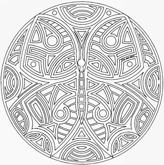 zentangle coloring pages free printable - photo #31