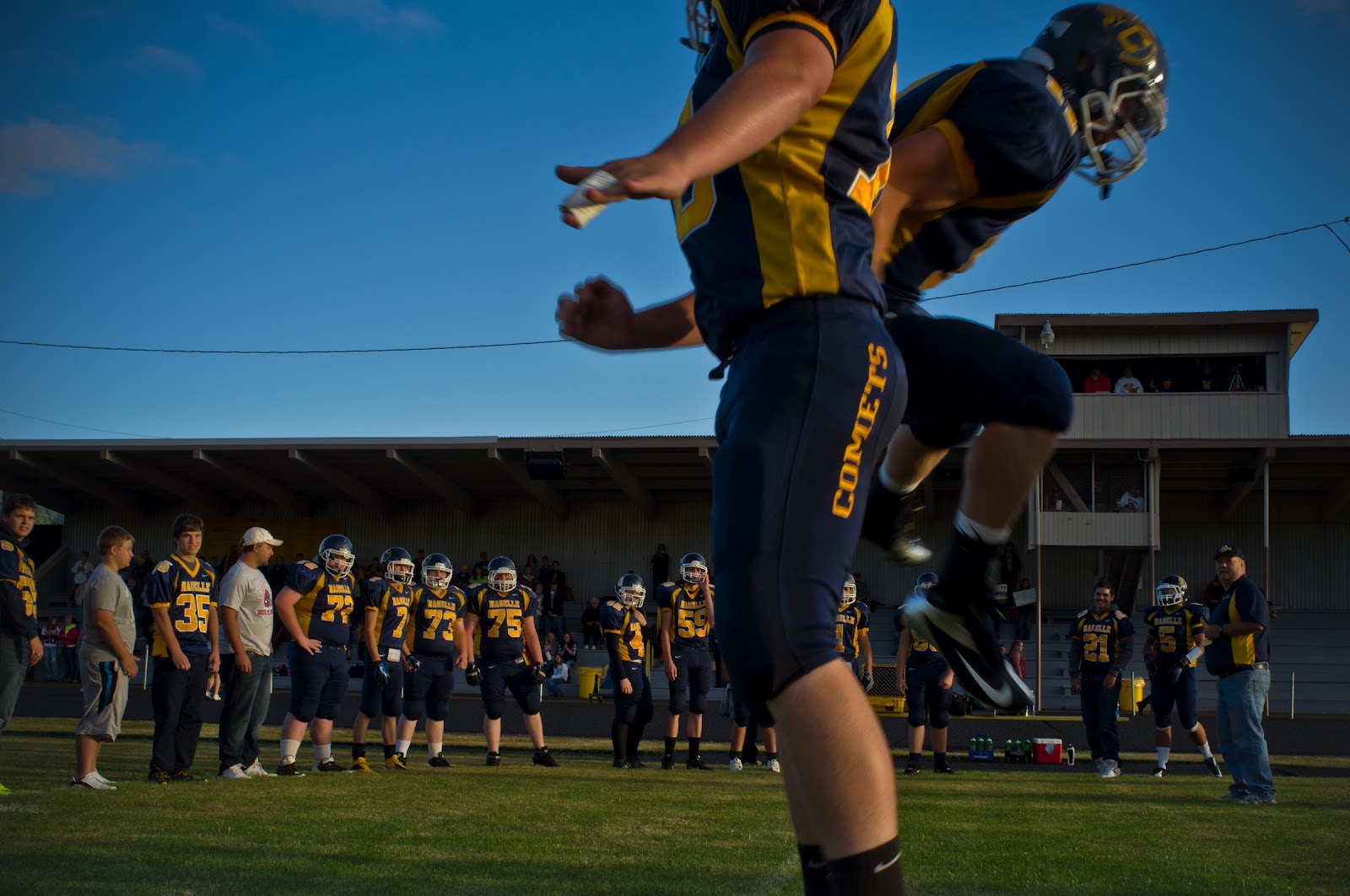 Picture Window photo blog Football season opener, Naselle, Wa.