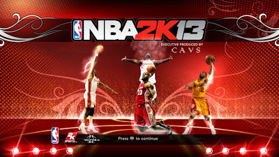NBA 2K13 Cavs 2009-2010 Roster Splash Screen