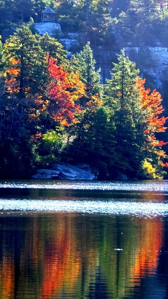 Lake Minnewaska Autumn  Galaxy Note HD Wallpaper