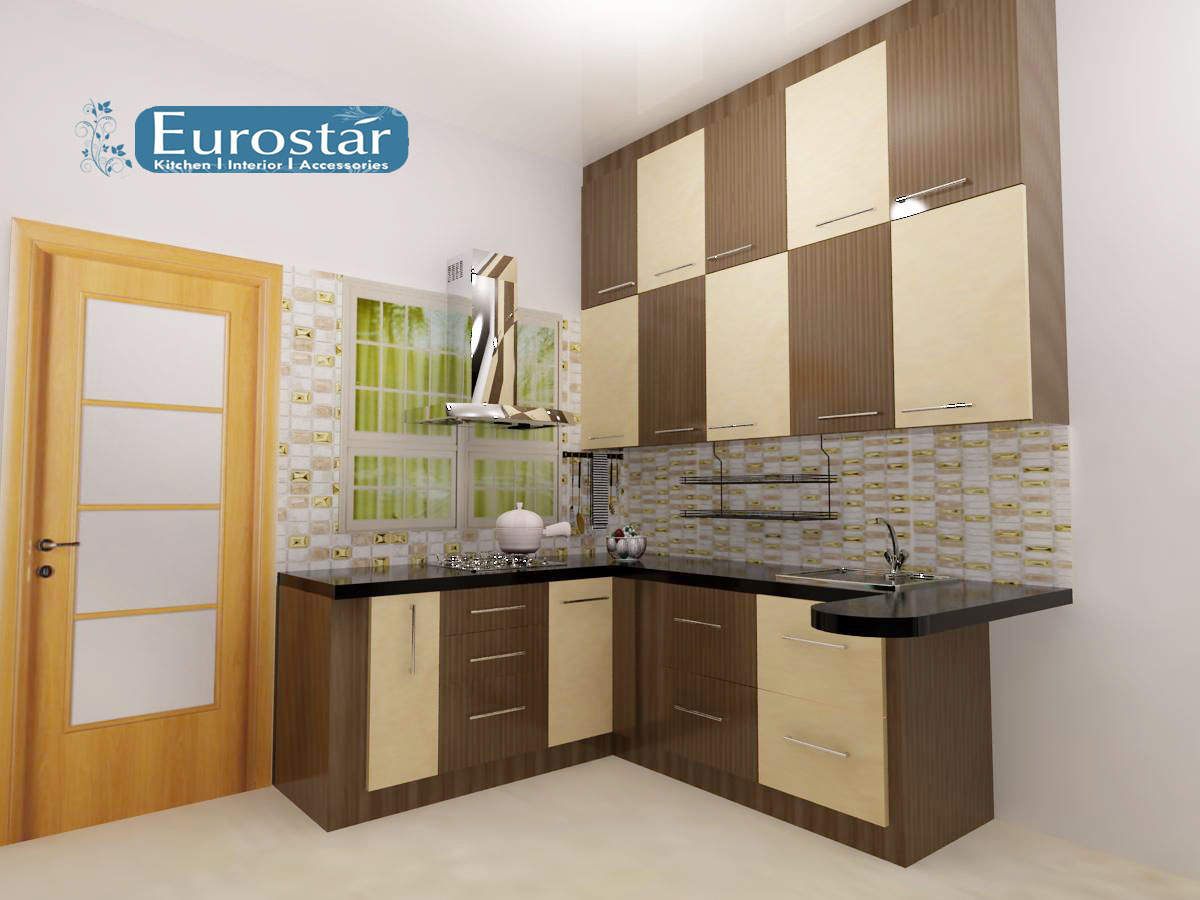 Modular kitchen Interior Eurostar kitchens PVC 