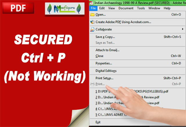 How to Print a Password Protected PDF File with Google Drive