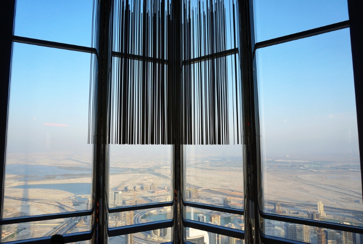 Euriental | At.mosphere bar at the Burj Khalifa. Tallest building in the world.