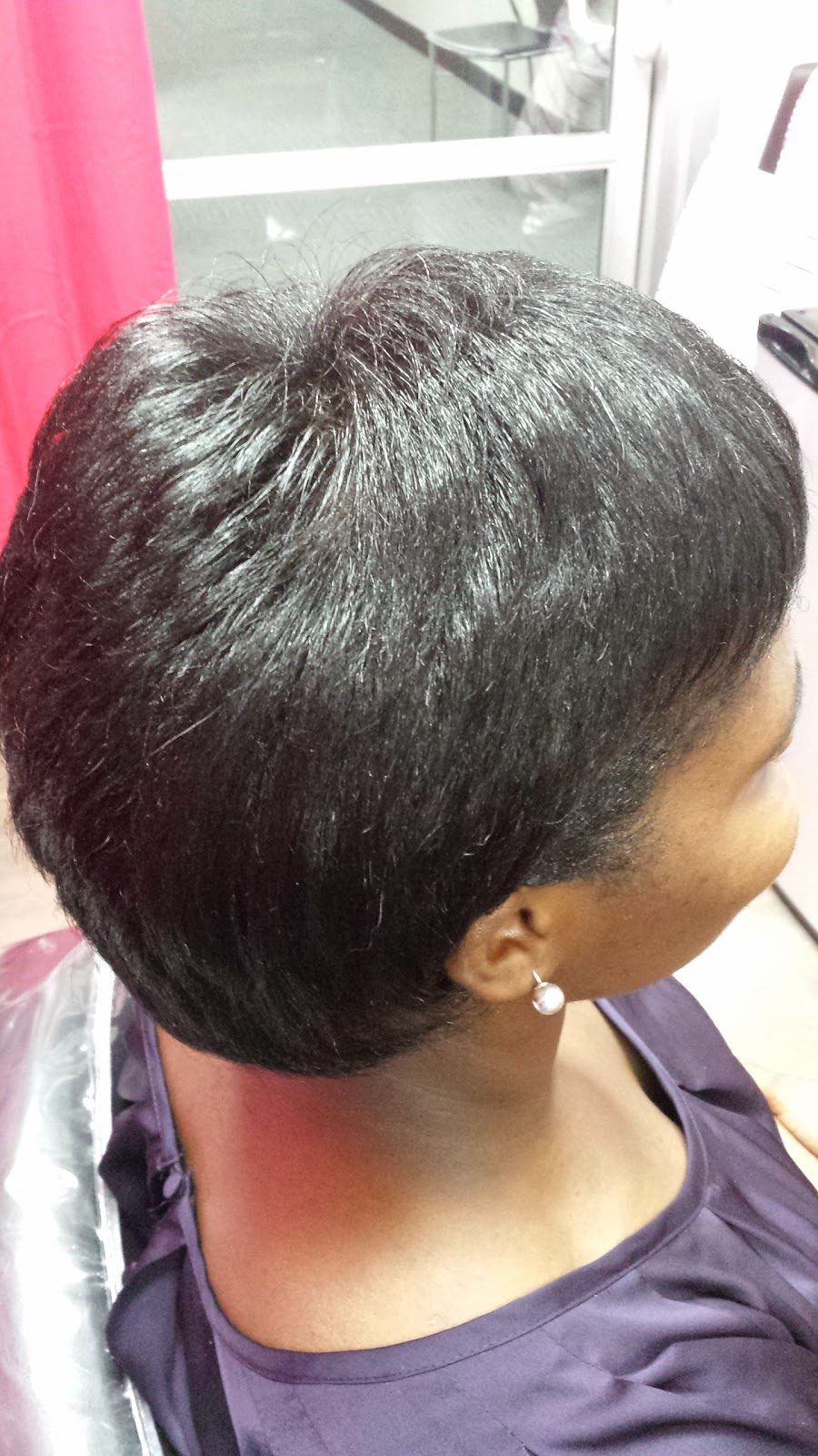 Blowout On Natural Hair (Silk Press) LaToya Jones Blowout On Natural Hair (Silk Press) LaToya Jones