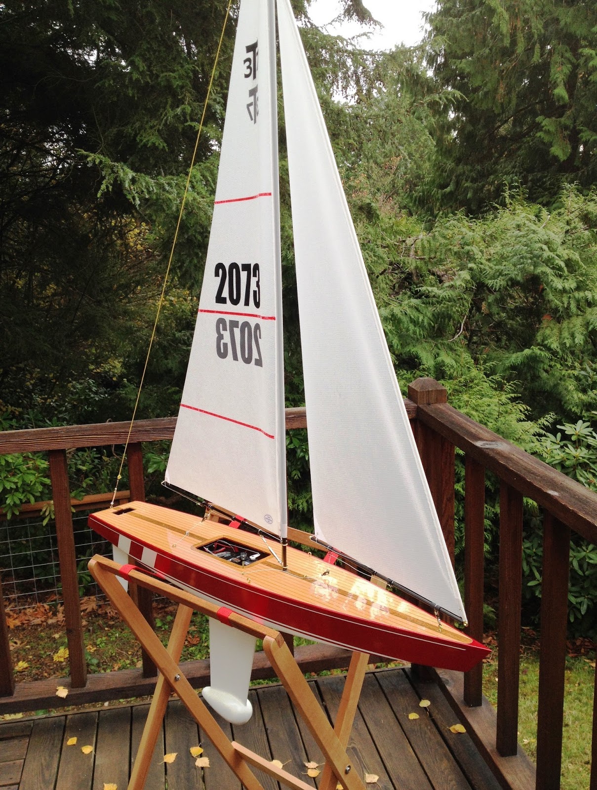 building a racing sailboat