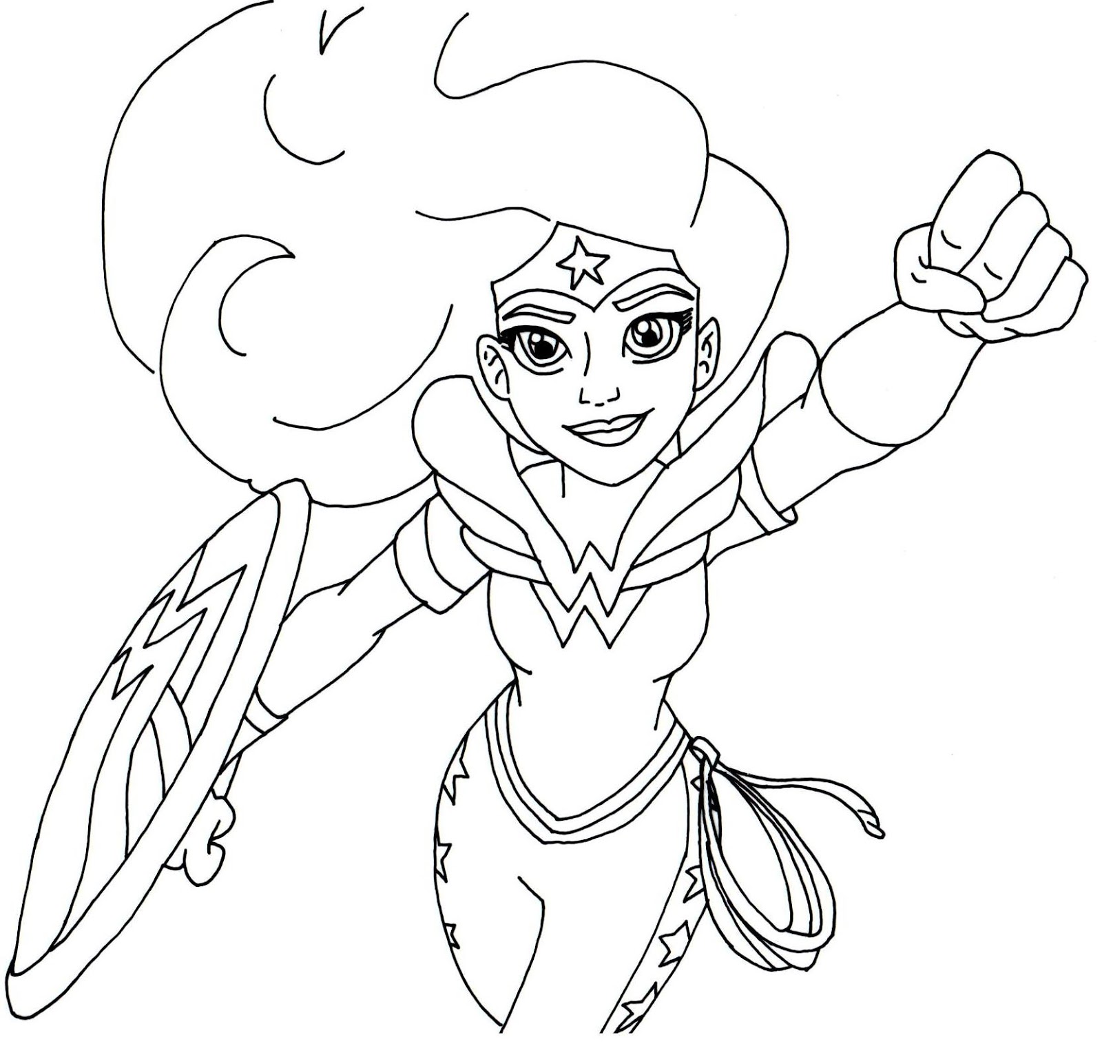 dc superheroes coloring pages - photo #21