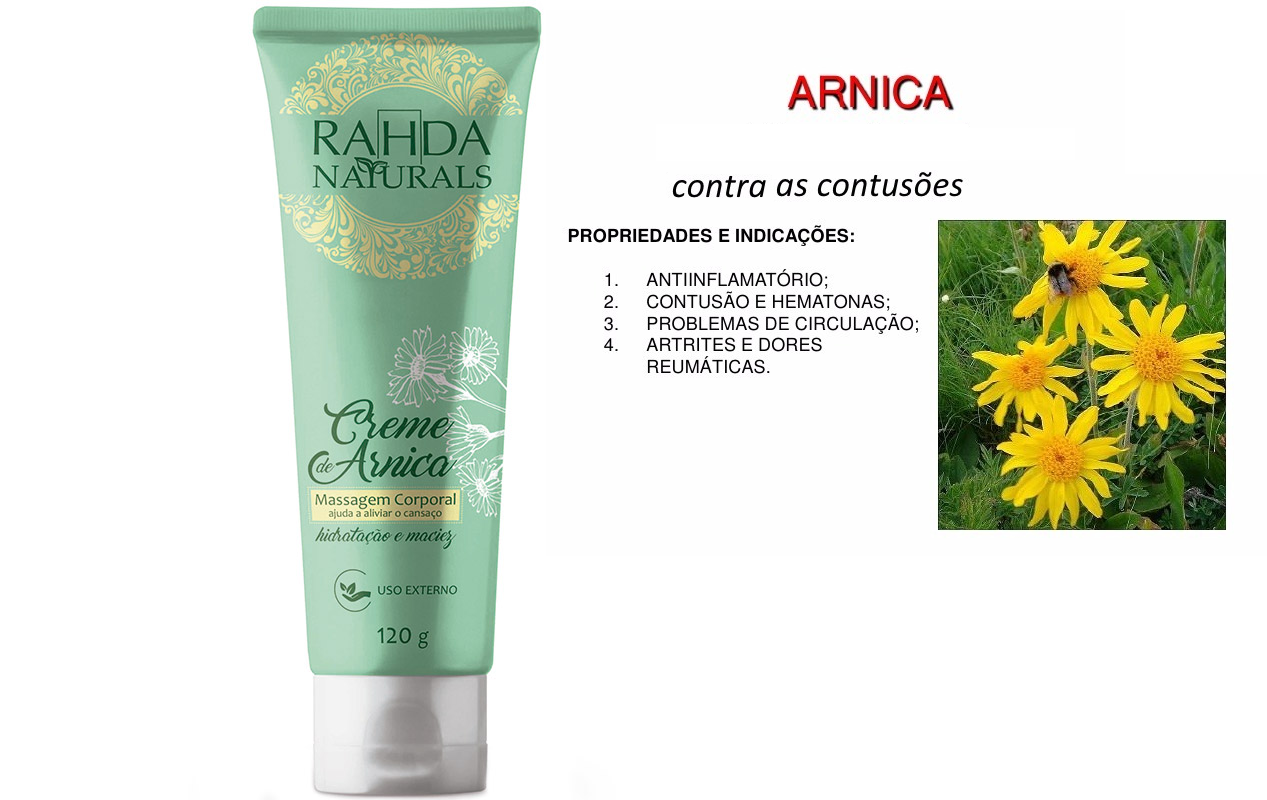 Óleo efeitos de arnica colaterais do