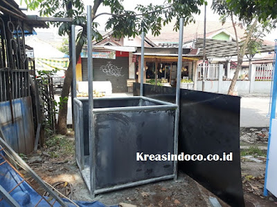 Pos Jaga Satpam Besi Pesanan Bpk Arif Cikupa Tangerang