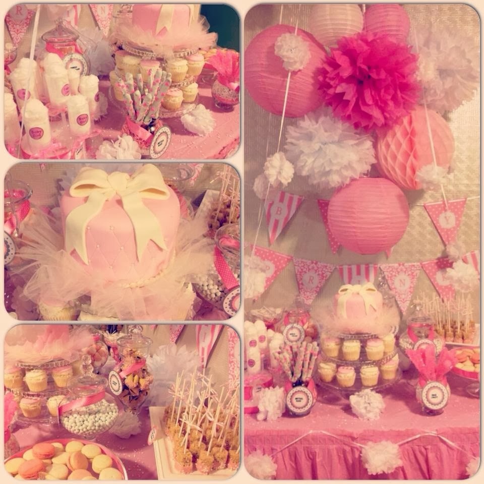 Sweets by Sokuntea: Pink Tutu Babyshower Cake