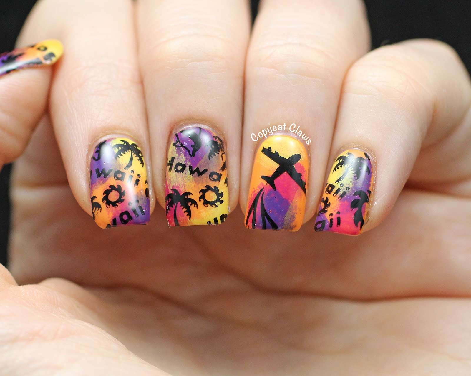 Colorful Sunset Nail Art for Your Hawaii Getaway - wide 10