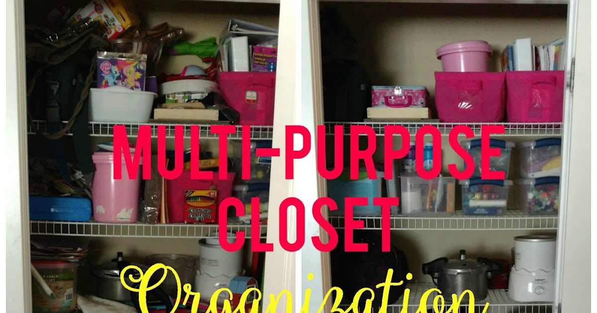 MultiPurpose Closet Organization Sunshine and Munchkins