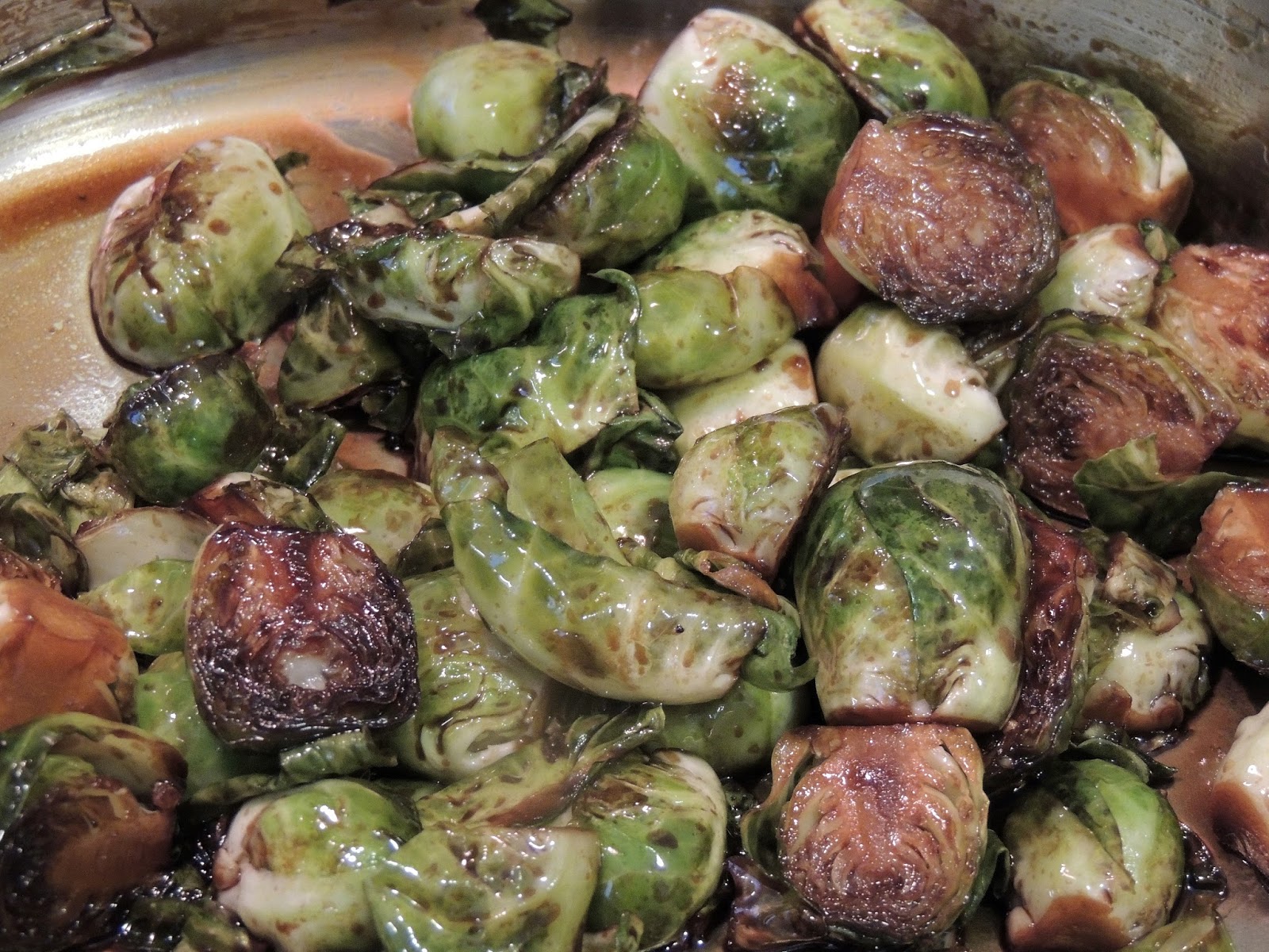 Gas Stove Girl Molasses Braised Brussel Sprouts