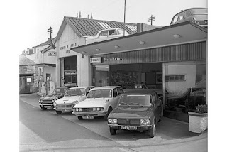 Evans and Cutler of Totnes view of exterior of garage and forecourt