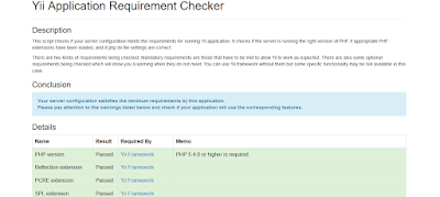 yii-requirements