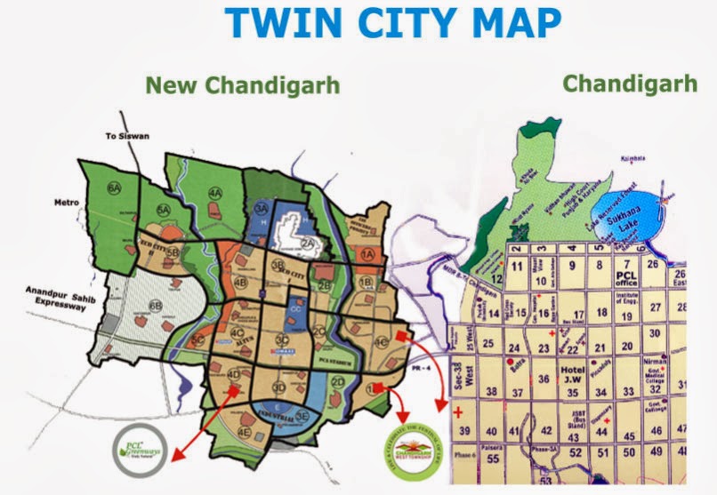 Location Map PCL in Mullanpur NewChandigarh Plots 9023407035