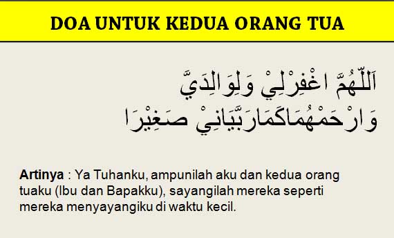 4 Doa Untuk Orang Tua yang Sesuai Sunnah Rasululloh  Doa 