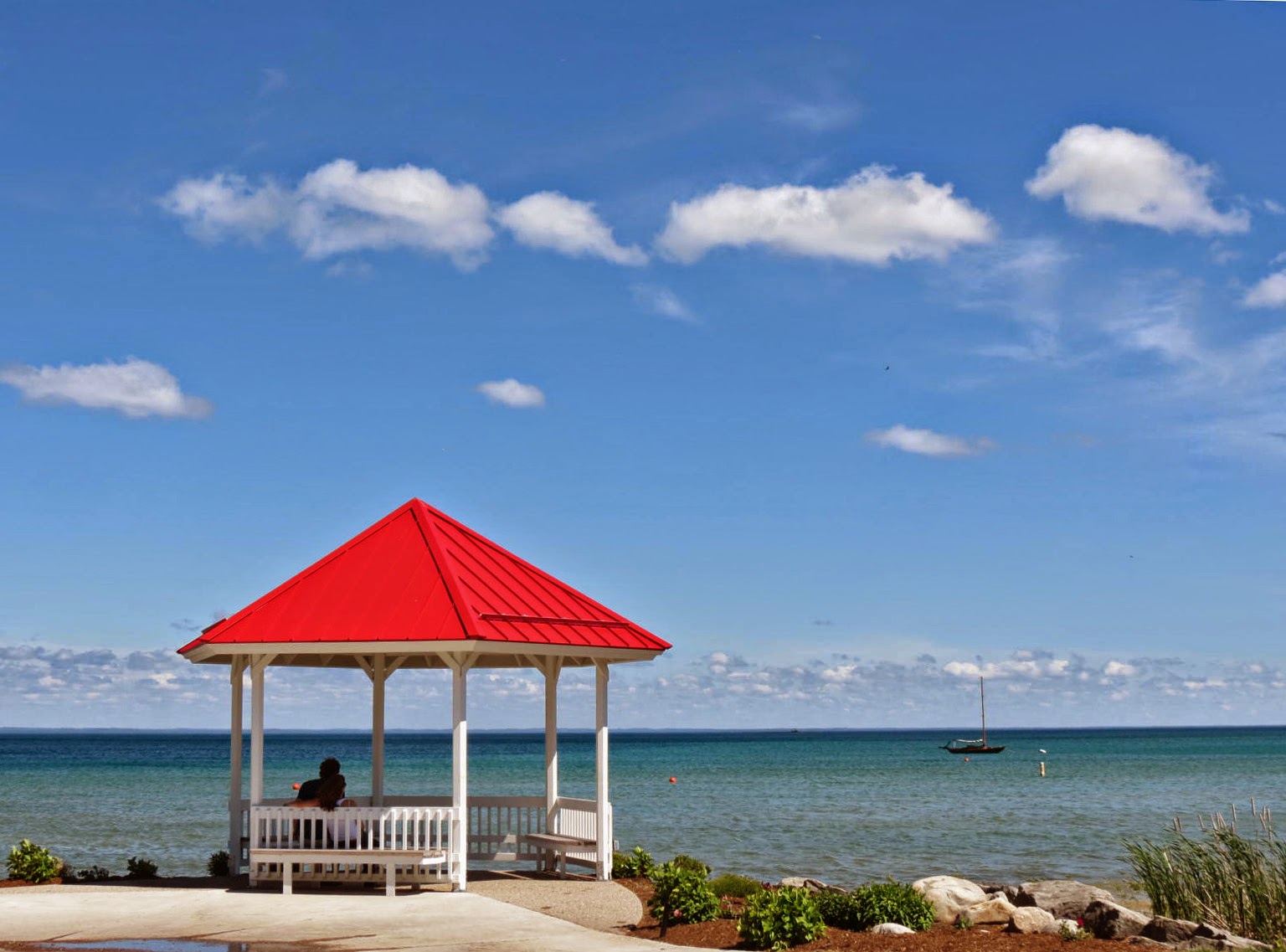 Books in Northport July 4, 1849, Northport, Michigan; Northport Today