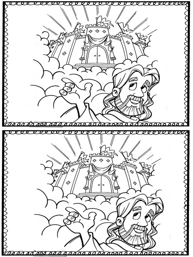 Imagenes De Dios En El Cielo Para Dibujar