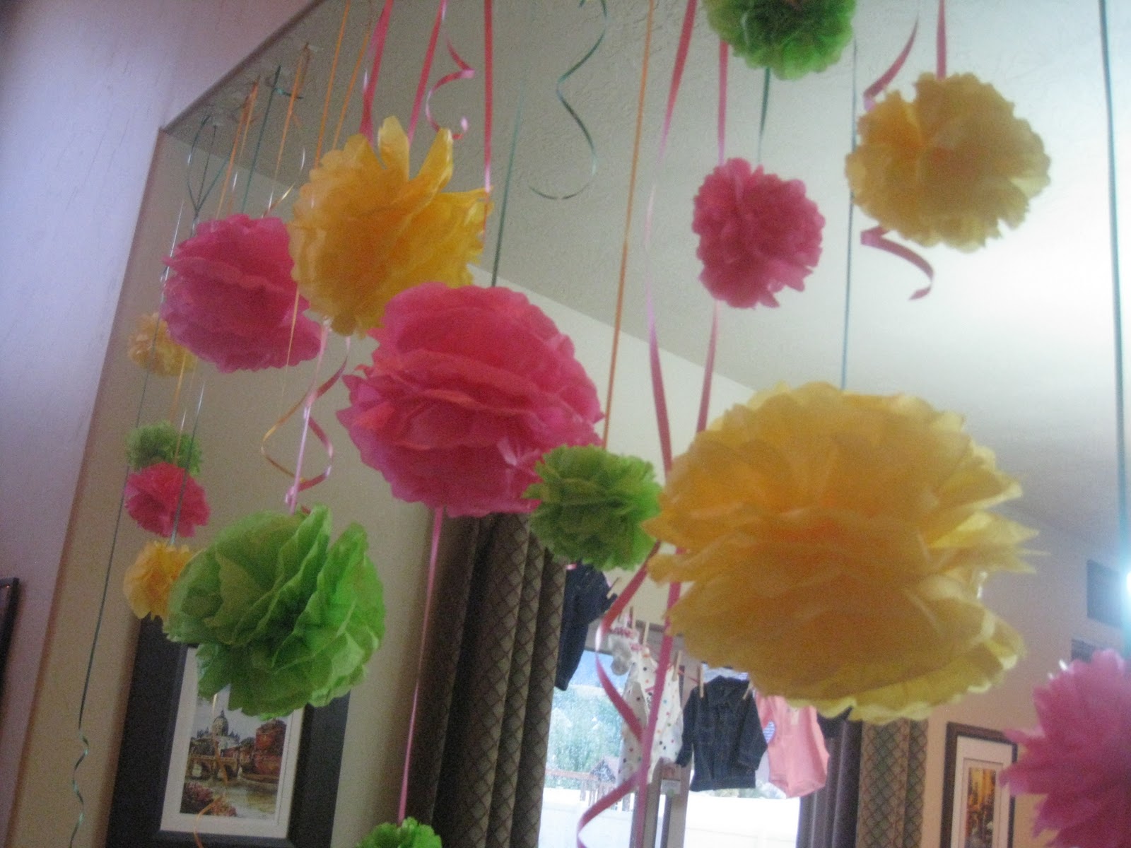 FlipChick Designs: Pink, Green and Yellow Birthday Party!