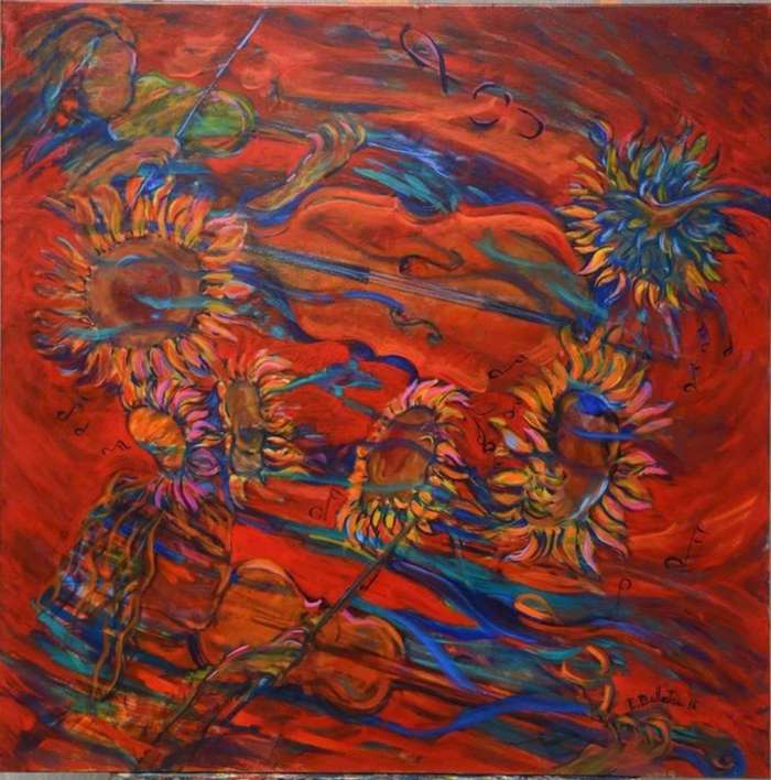 Французский художник. Evelyne Ballestra Французский художник. Evelyne Ballestra