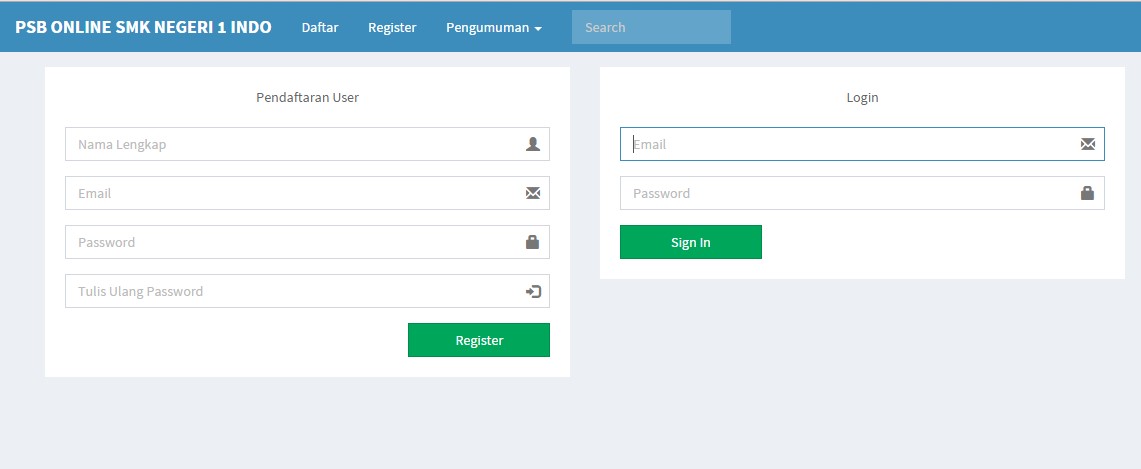 Program Penerimaan Siswa Baru Dengan Java