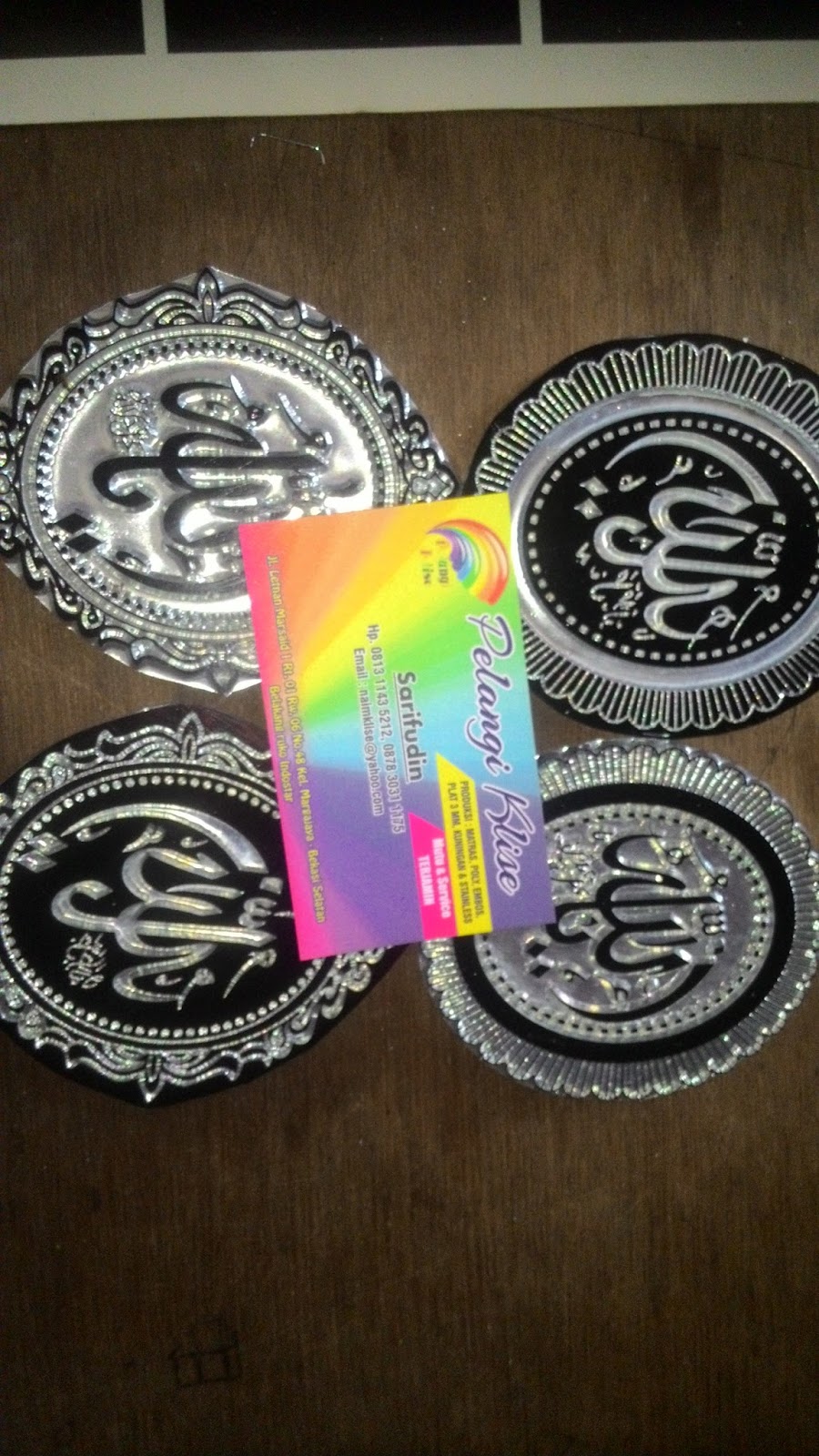 matras poly embos 24 jam Jasa Pembuatan Plat Emboss dan