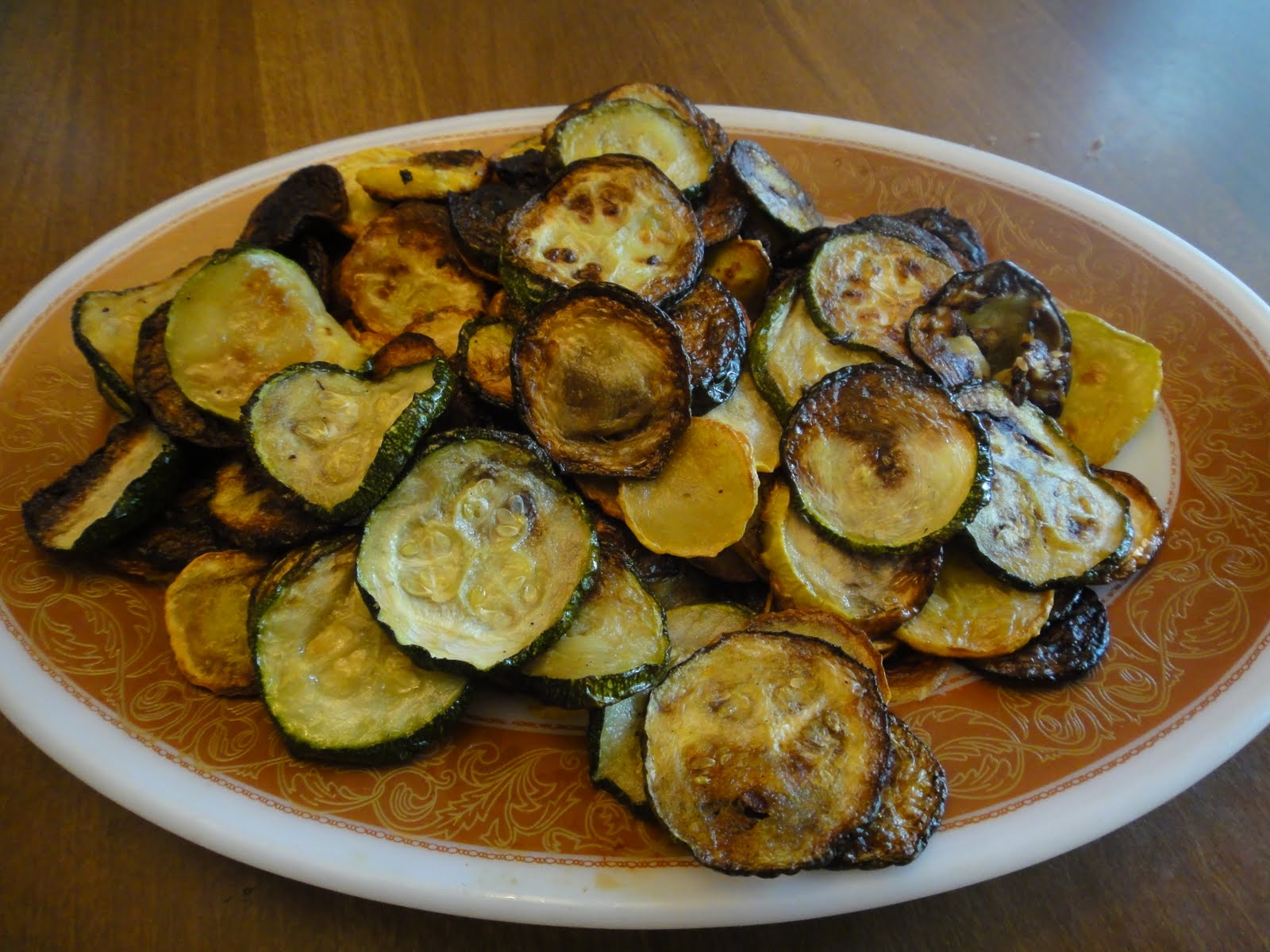 Kay's Keepers Roasted Zucchini, Roasted Red Peppers and Olives over
