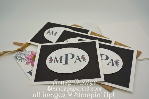 Stamps, Paper, Ink Create!: Monogram Note Cards -Sophisticated Serif ...