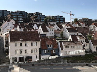 Little blue house in Old Stavanger