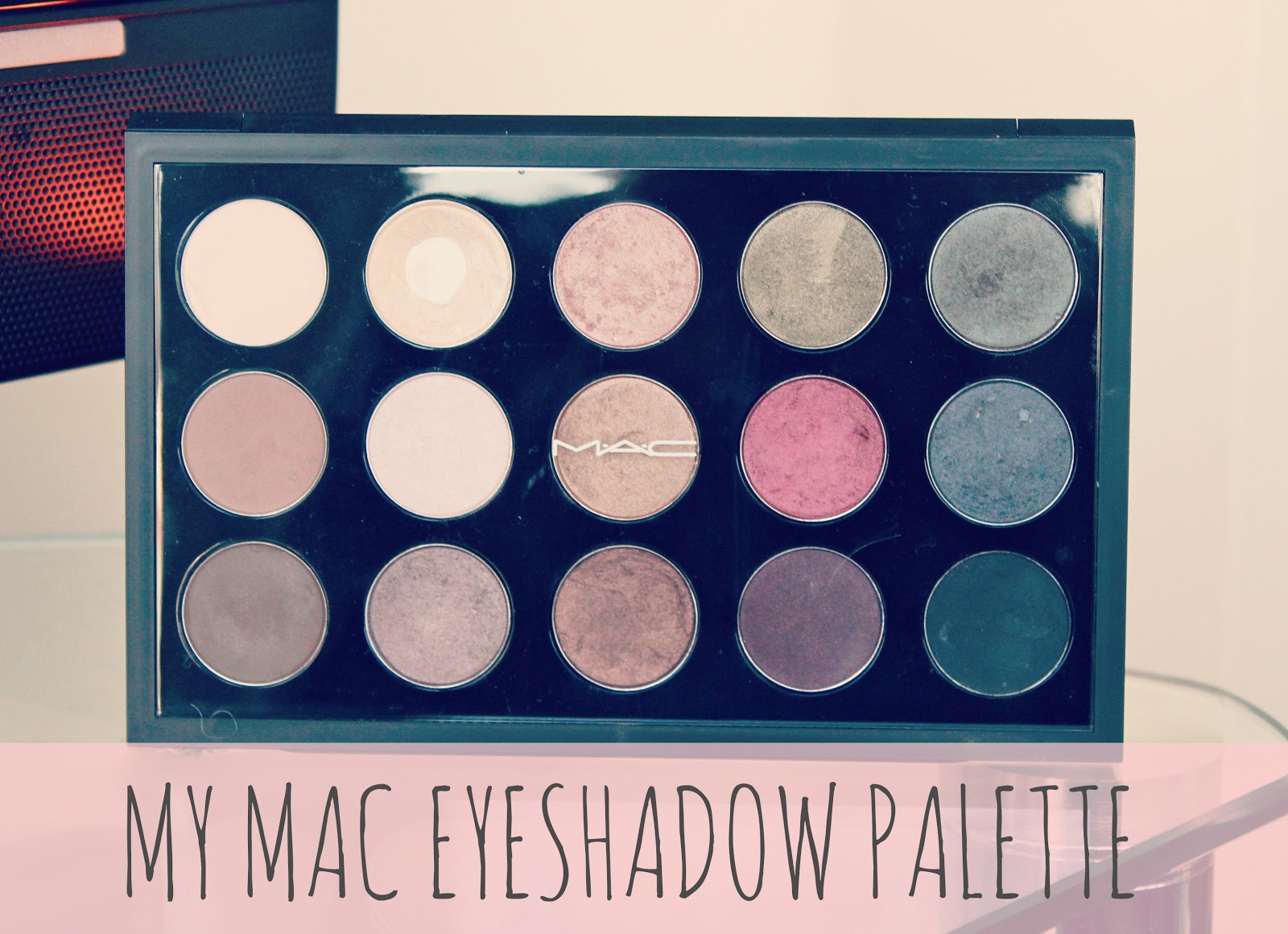 my mac eyeshadow collection & swatches | 15 pan pro palette