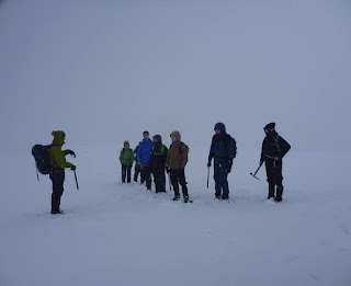 Nottingham University club winter skills and winter mountaineering