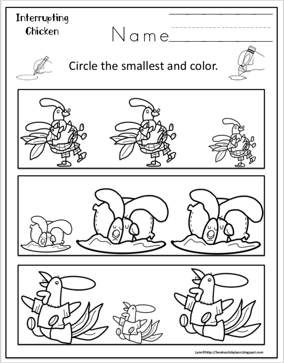 Interrupting Chicken And The Elephant Of Surprise Coloring Page