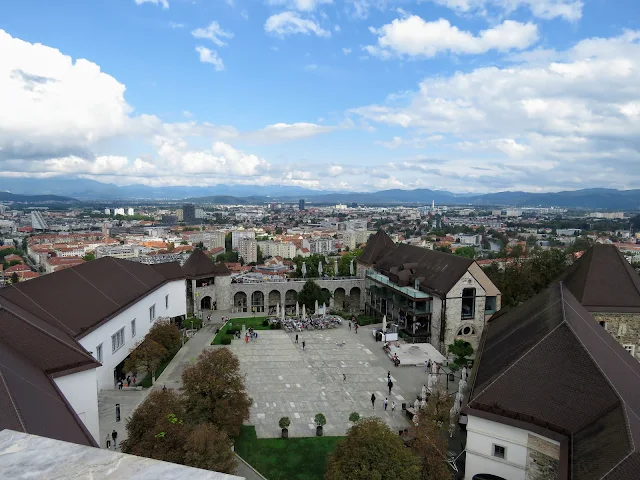 Ljubljana in 3 days: views from the Ljubljana Castle tower
