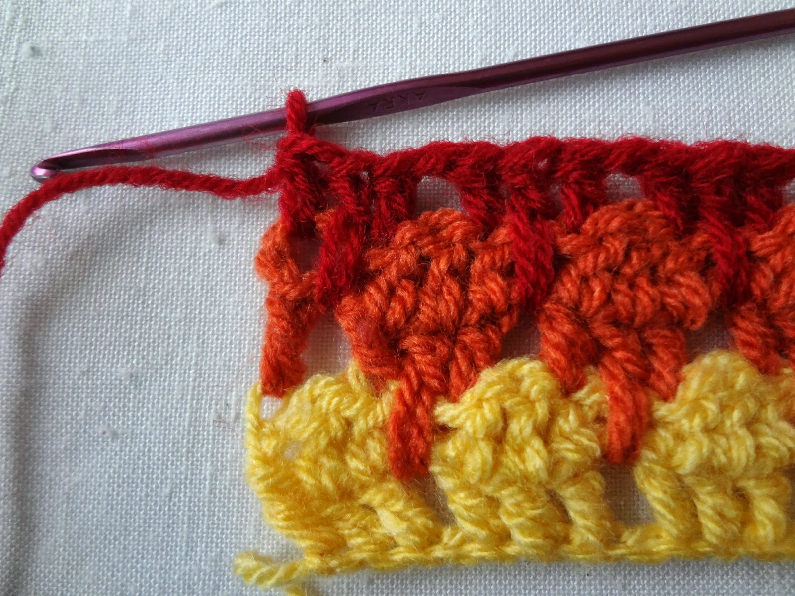 ... : Larksfoot Crochet Stitch Pattern (or the Icicle Stitch) Demistified