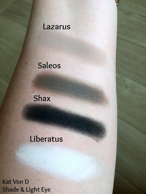 Kat Von D Shade And Light Eye Palette Swatches